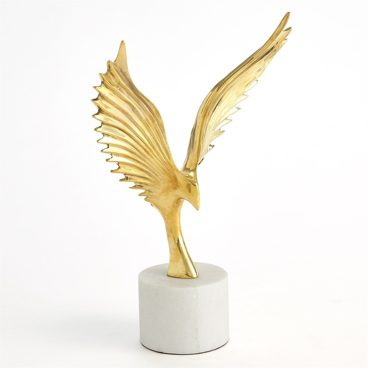 Soaring Bird-Global Views-GVSA-8.82999-Decorative ObjectsPolished Brass-3-France and Son