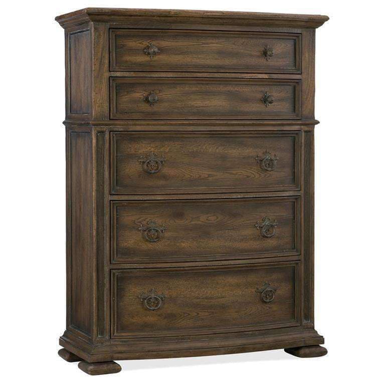 Gillespie Five-Drawer Chest-Hooker-HOOKER-5960-90010-MULTI-Dressers-1-France and Son