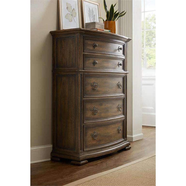 Gillespie Five-Drawer Chest-Hooker-HOOKER-5960-90010-MULTI-Dressers-3-France and Son