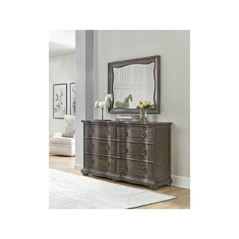 Traditions Six-Drawer Dresser-Hooker-HOOKER-5961-90002-02-DressersWhite-5-France and Son