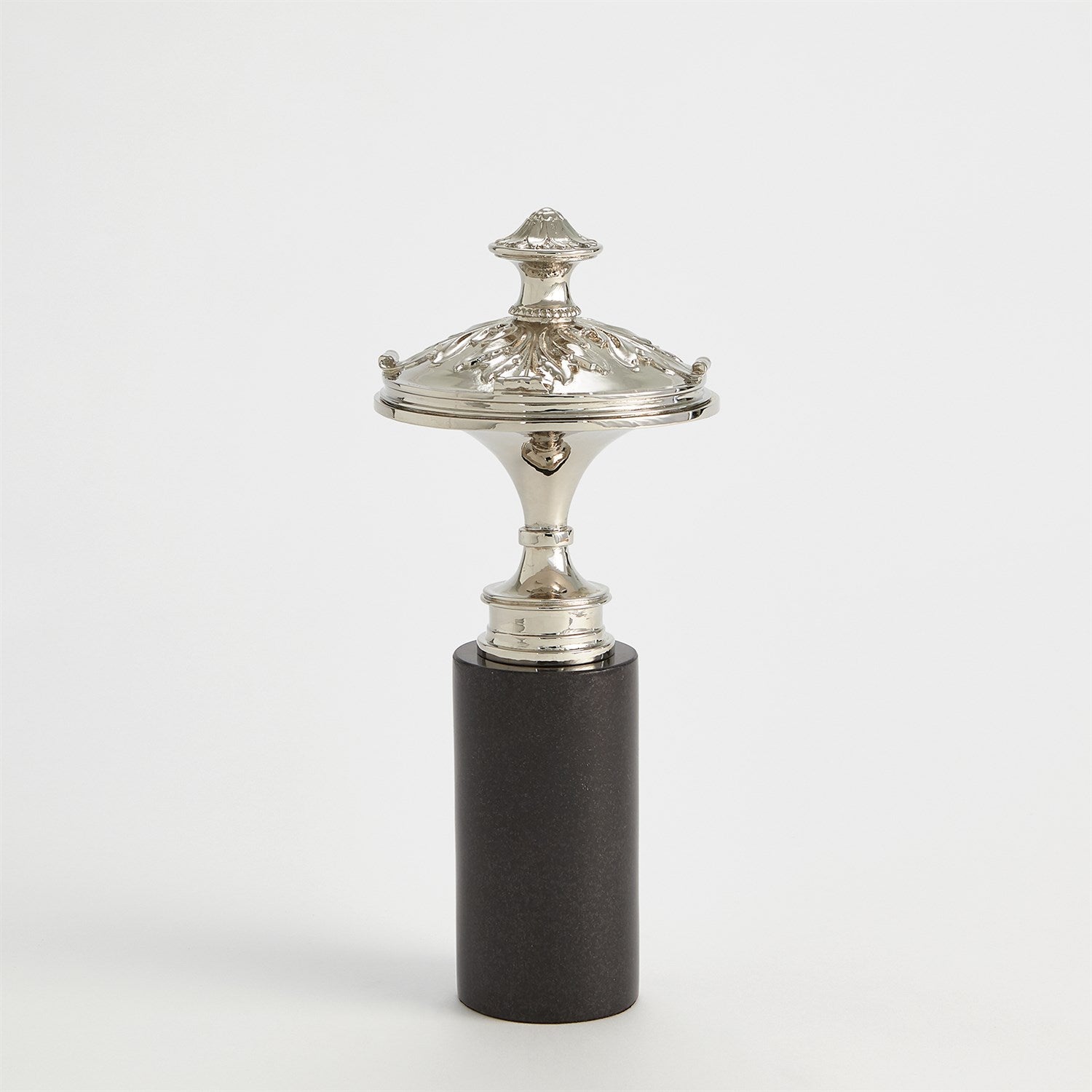 Newel Cap Sculpture-Global Views-GVSA-8.83021-Decorative ObjectsStyle 3 / Small-Nickel/Black Granite-4-France and Son