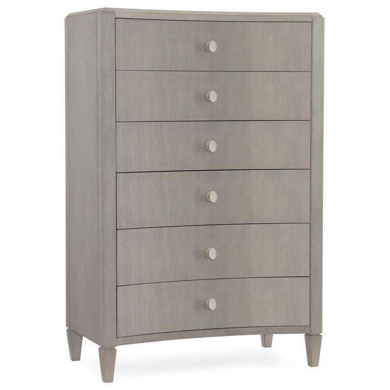 Elixir Six-Drawer Drawer Chest-Hooker-HOOKER-5990-90010-LTWD-Dressers-1-France and Son