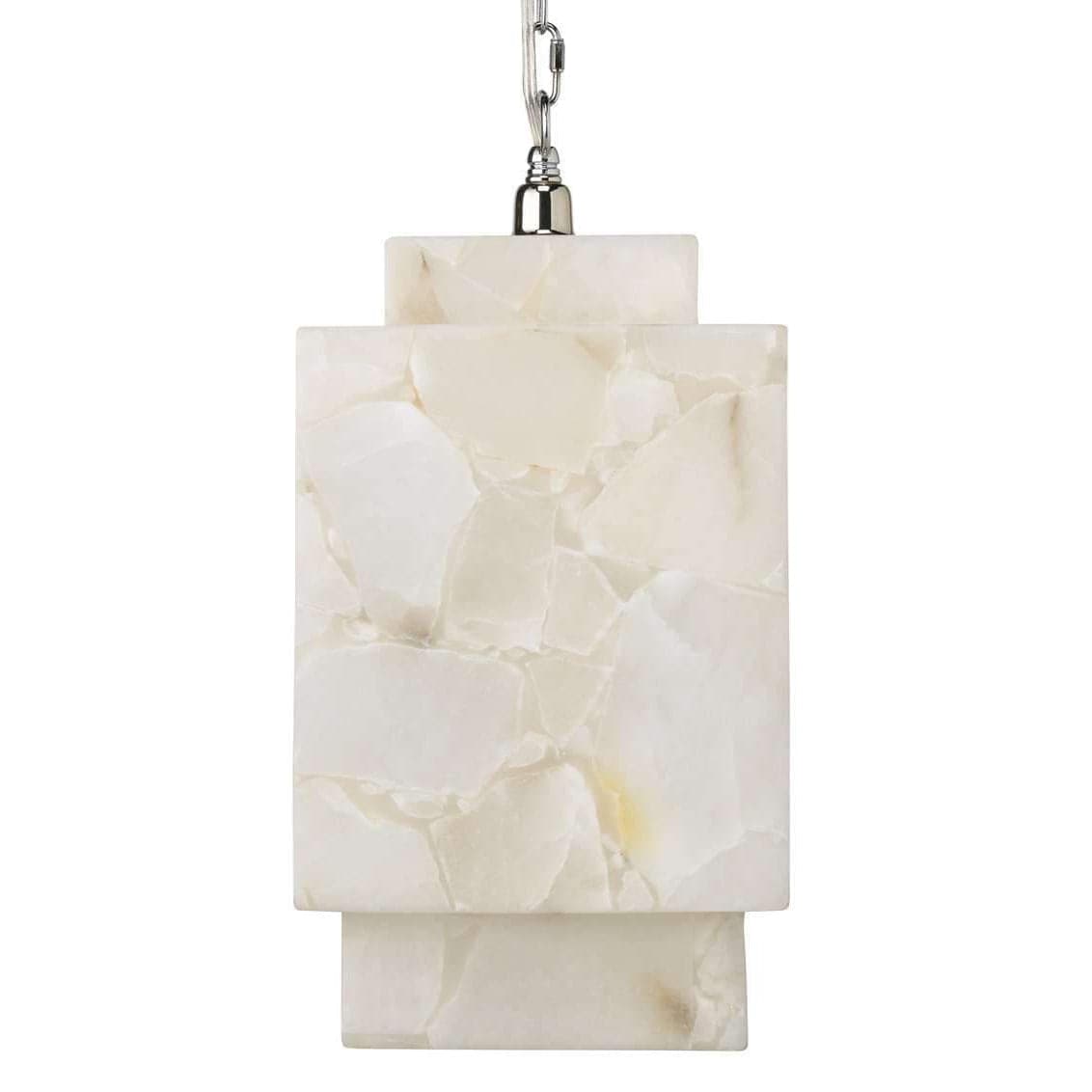 Borealis Cube Pendant in Alabaster-Jamie Young-JAMIEYO-5BORCUB-PEWH-Pendants-1-France and Son