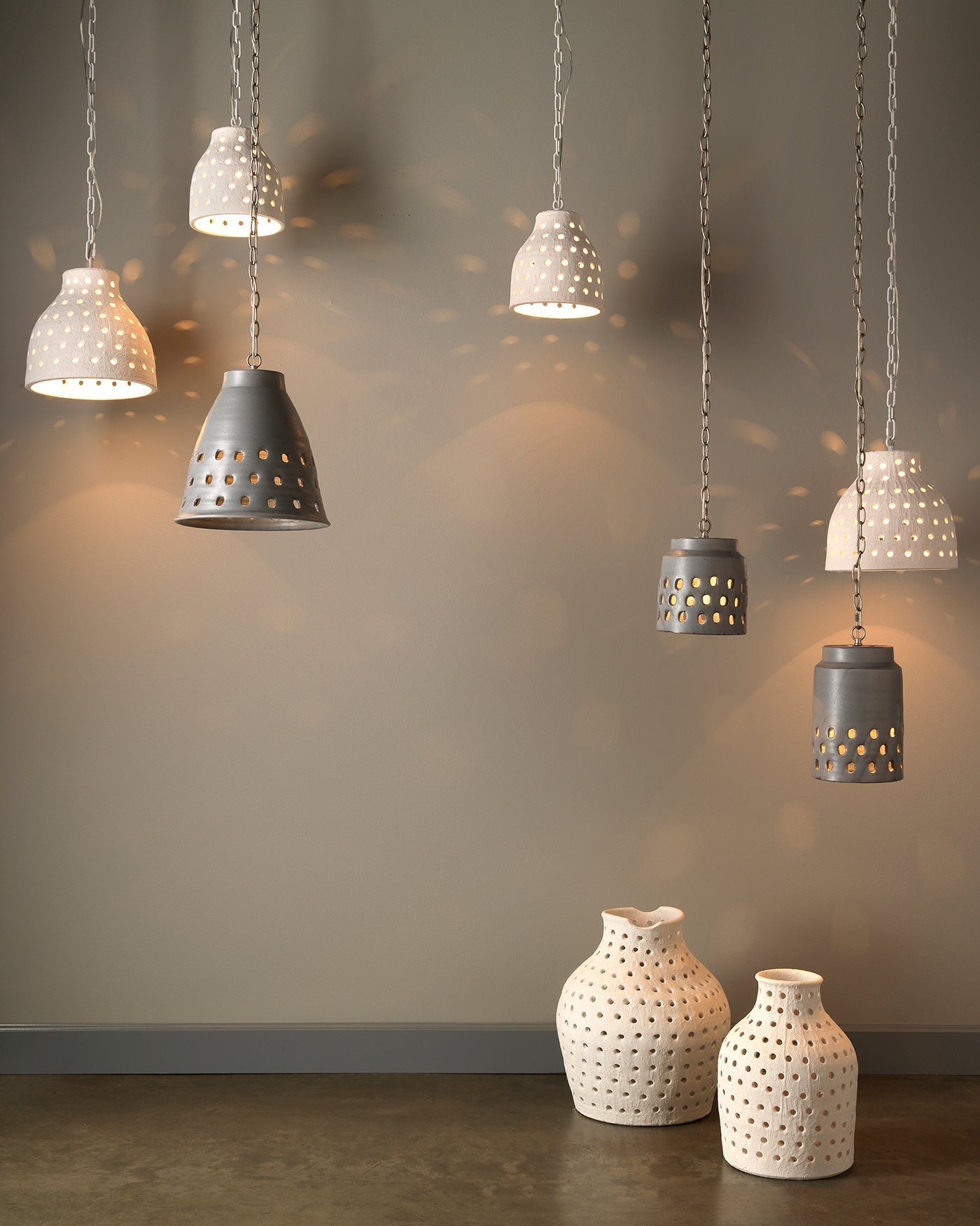 Long Perforated Pendant-Jamie Young-JAMIEYO-5PERF-LONGGR-PendantsGrey-2-France and Son