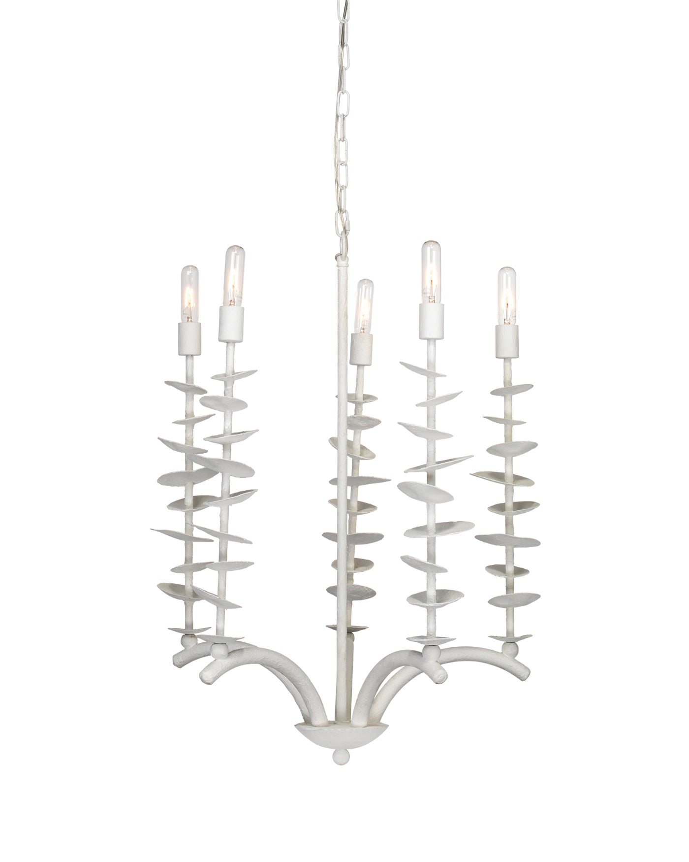 Petals Chandelier-Jamie Young-JAMIEYO-5PETA-CHWH-Chandeliers-4-France and Son