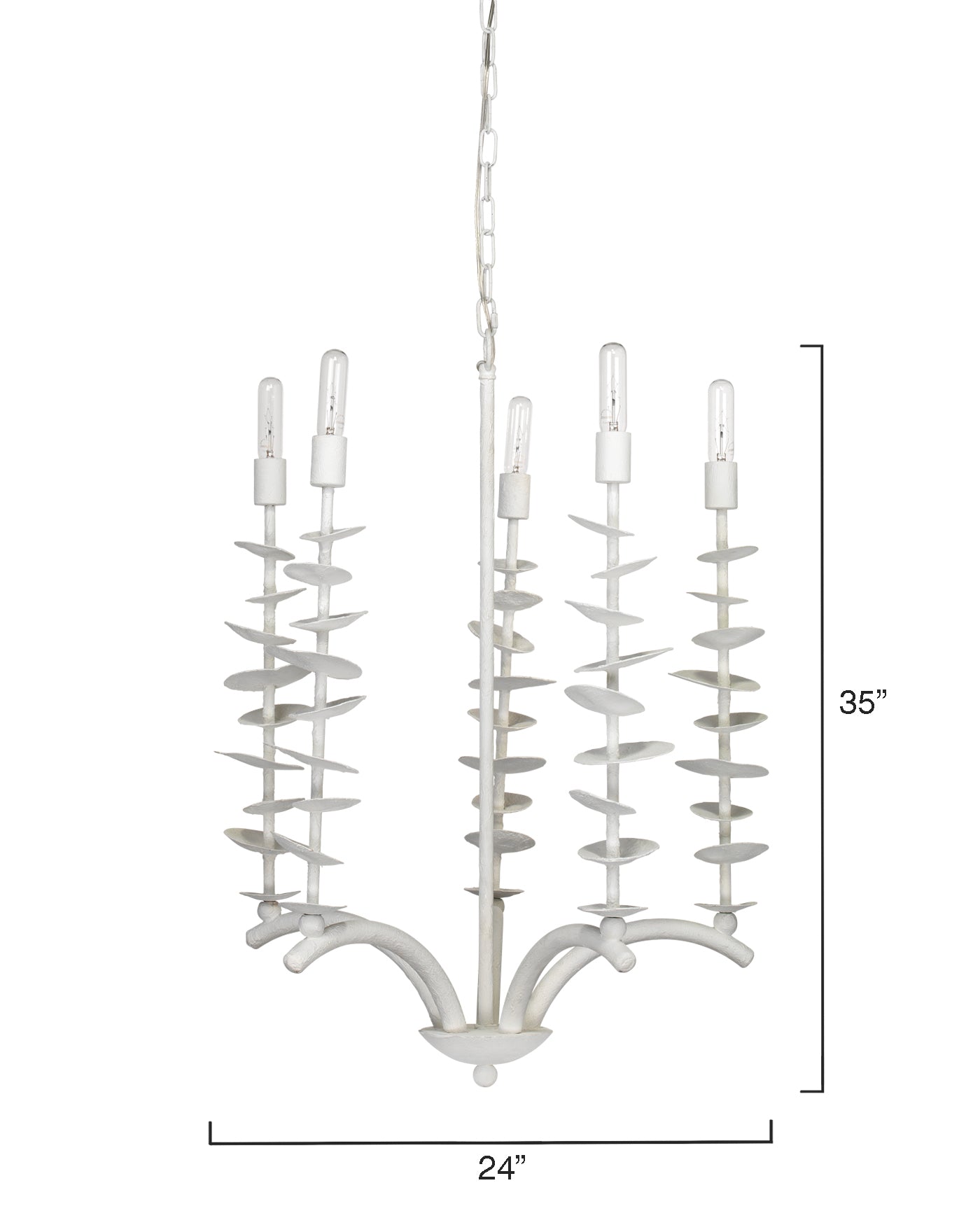 Petals Chandelier-Jamie Young-JAMIEYO-5PETA-CHWH-Chandeliers-5-France and Son