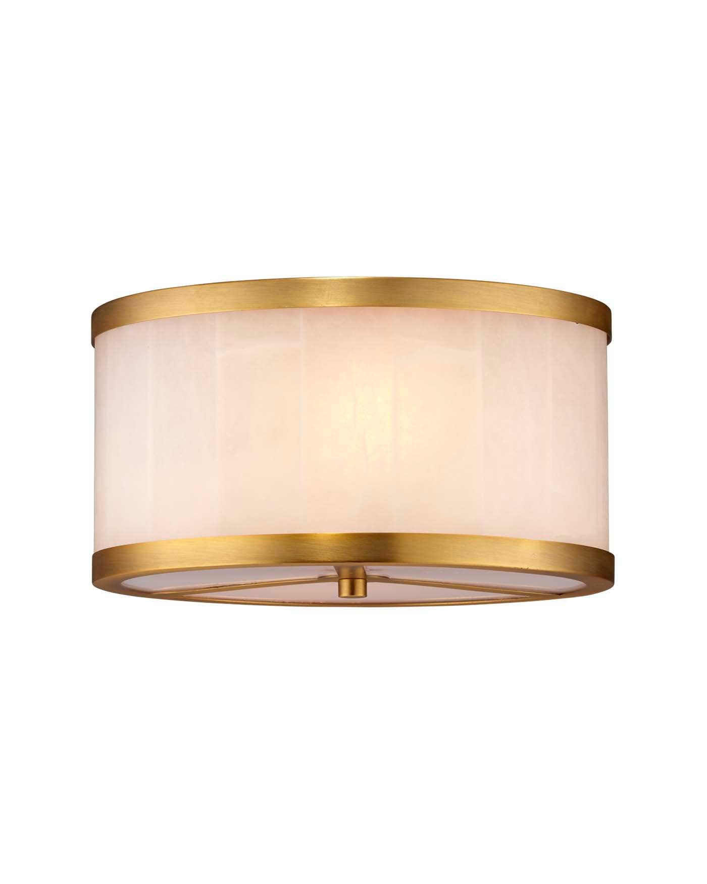 Upsala Alabaster Flush Mount Ceiling Light - Small-Jamie Young-JAMIEYO-5UPSA-SMAL-Flush Mounts-3-France and Son