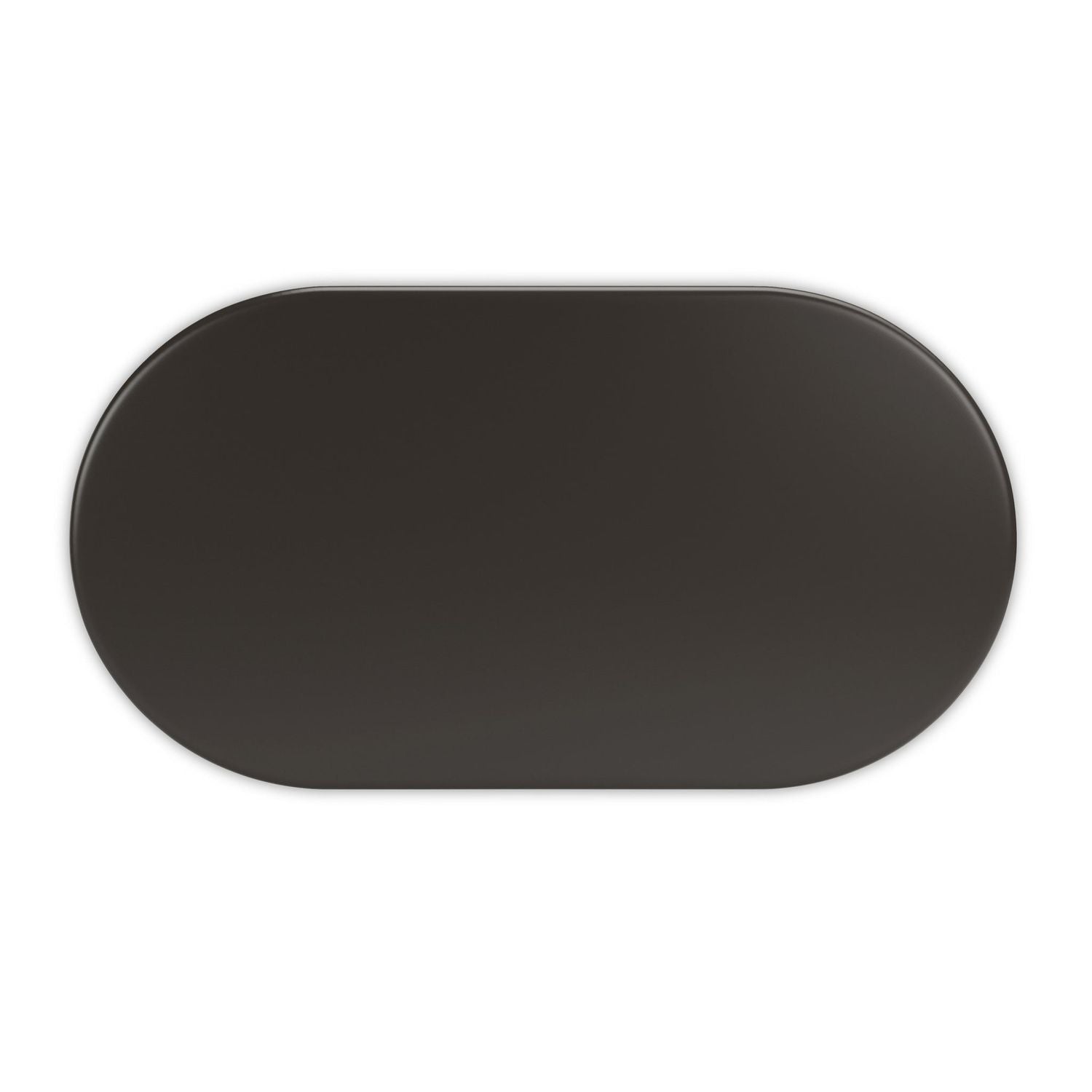 Additional view of Love Extension Dining Table 92-136 in dark brown and espresso.