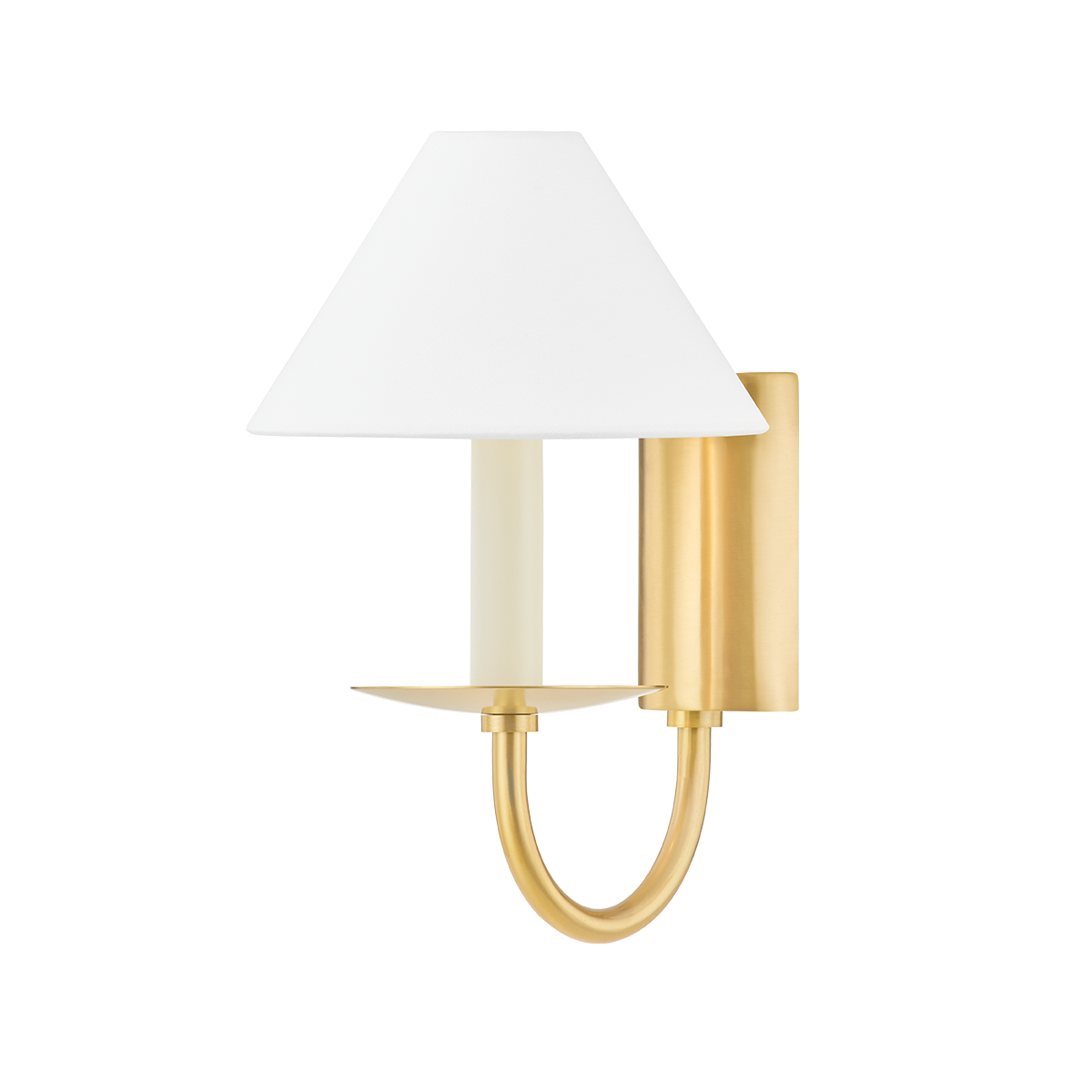 Lenore 1 Light Wall Sconce-Mitzi-HVL-H464101-AGB-Outdoor Wall SconcesAged Brass-1-France and Son
