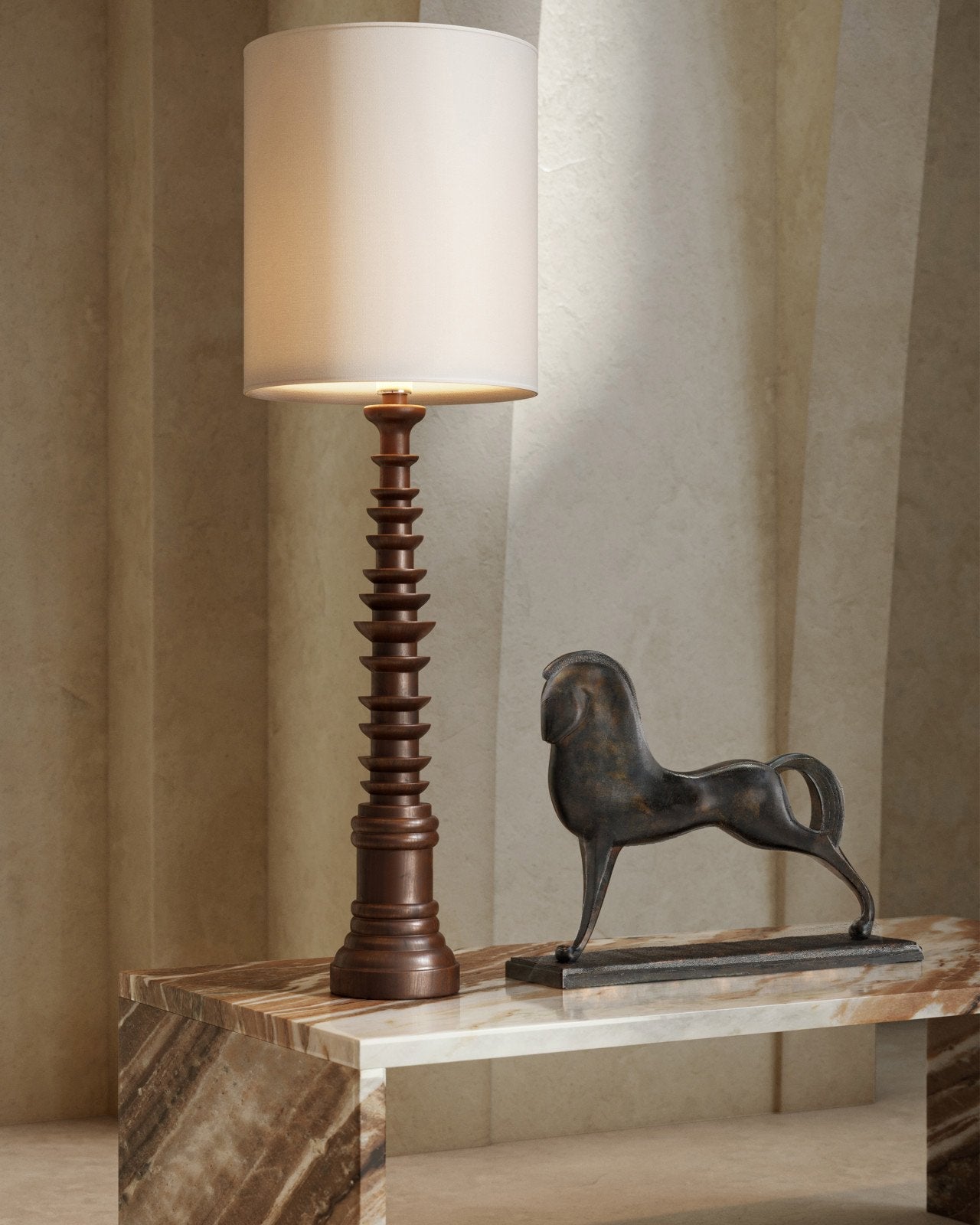 Malayan Natural Table Lamp