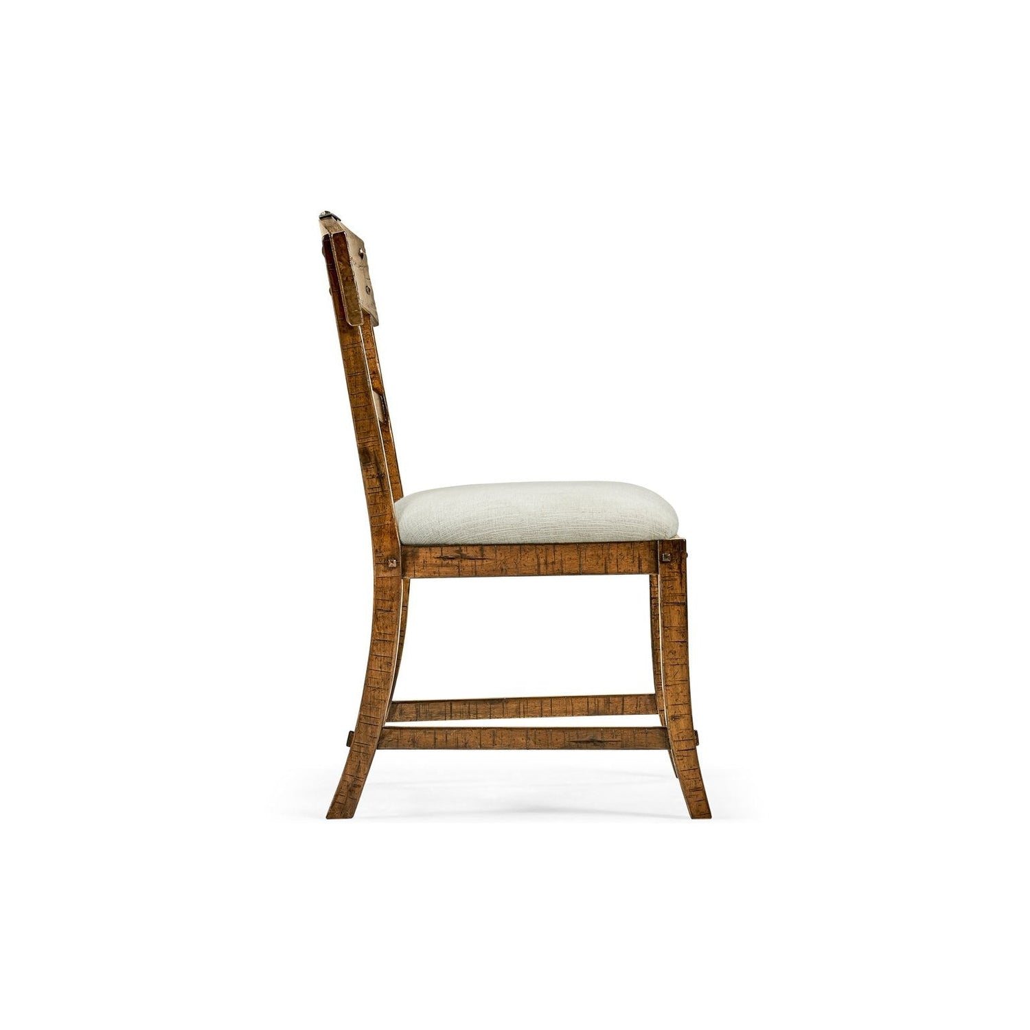 Casual Planked Dining Side Chair-Jonathan Charles-JCHARLES-491076-SC-DTD-F400-Dining ChairsDark Driftwood-28-France and Son