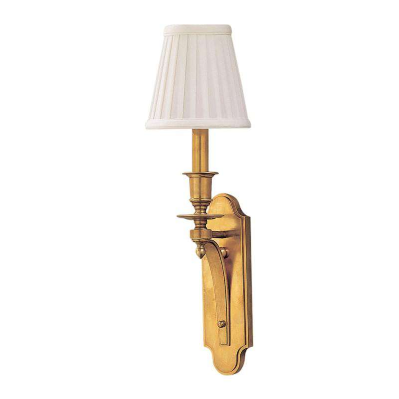 Beekman 1 Light Wall Sconce Aged Brass-Hudson Valley-HVL-2121-AGB-Wall Lighting-1-France and Son