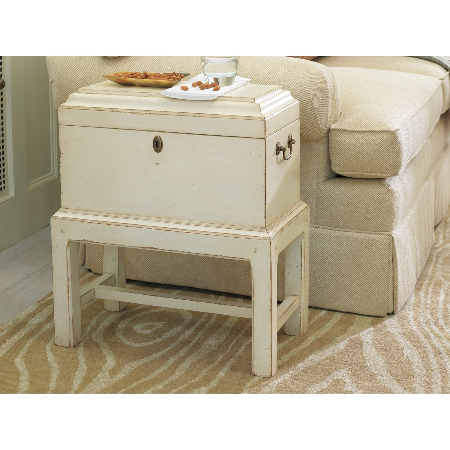 Augusta Box On Stand-Somerset Bay Home-SBH-SB131-Side Tables-1-France and Son
