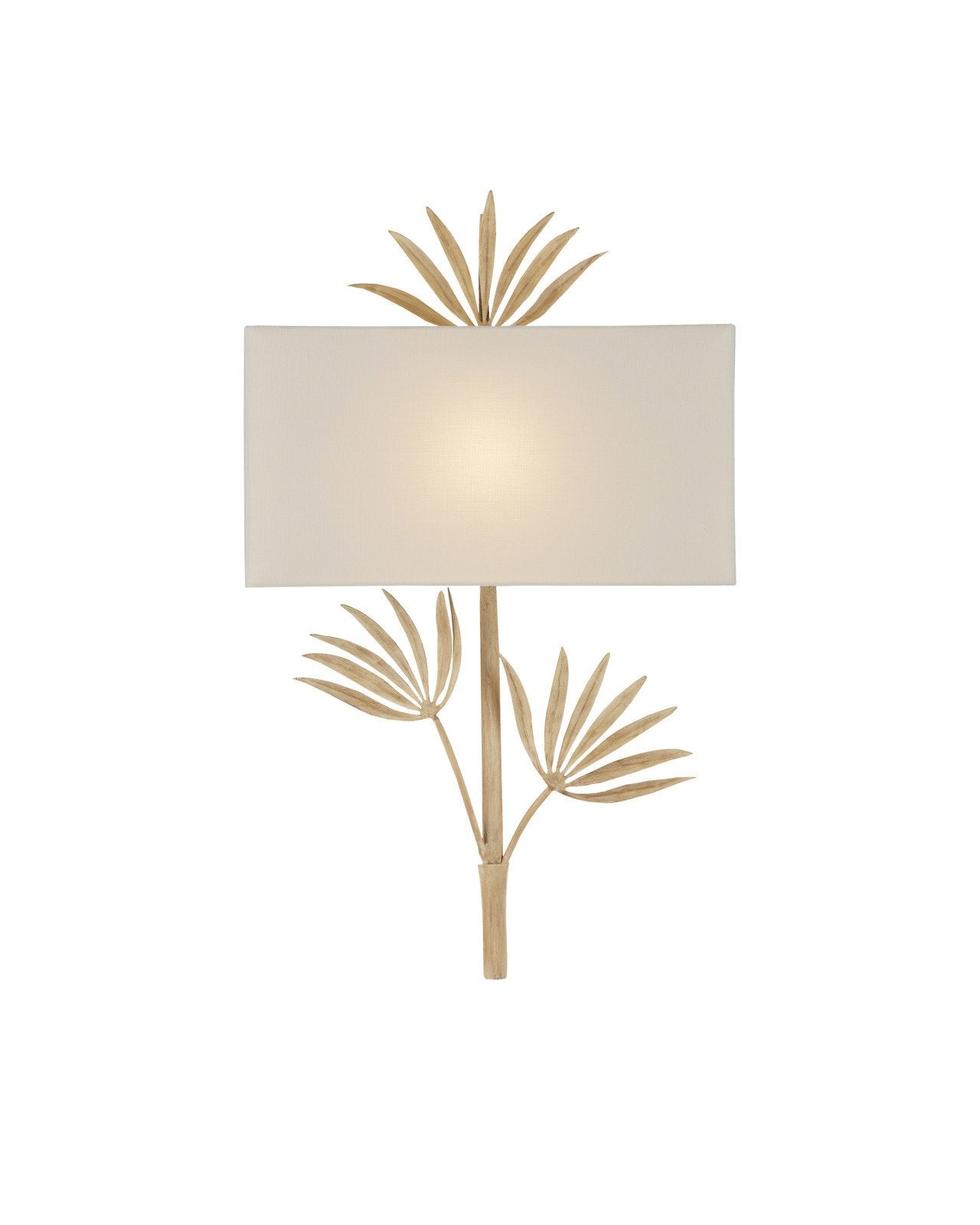 Calliope Coco Cream Wall Sconce, White Shade