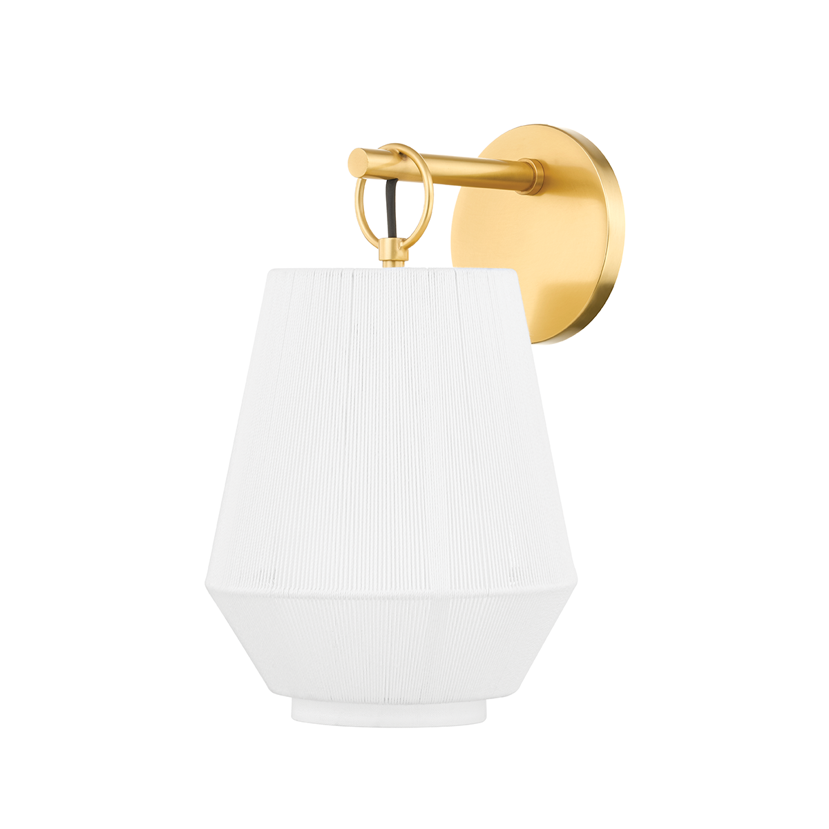 Debi - 1 Light Wall Sconce-Hudson Valley-HVL-BKO500-AGB-Wall Lighting-1-France and Son