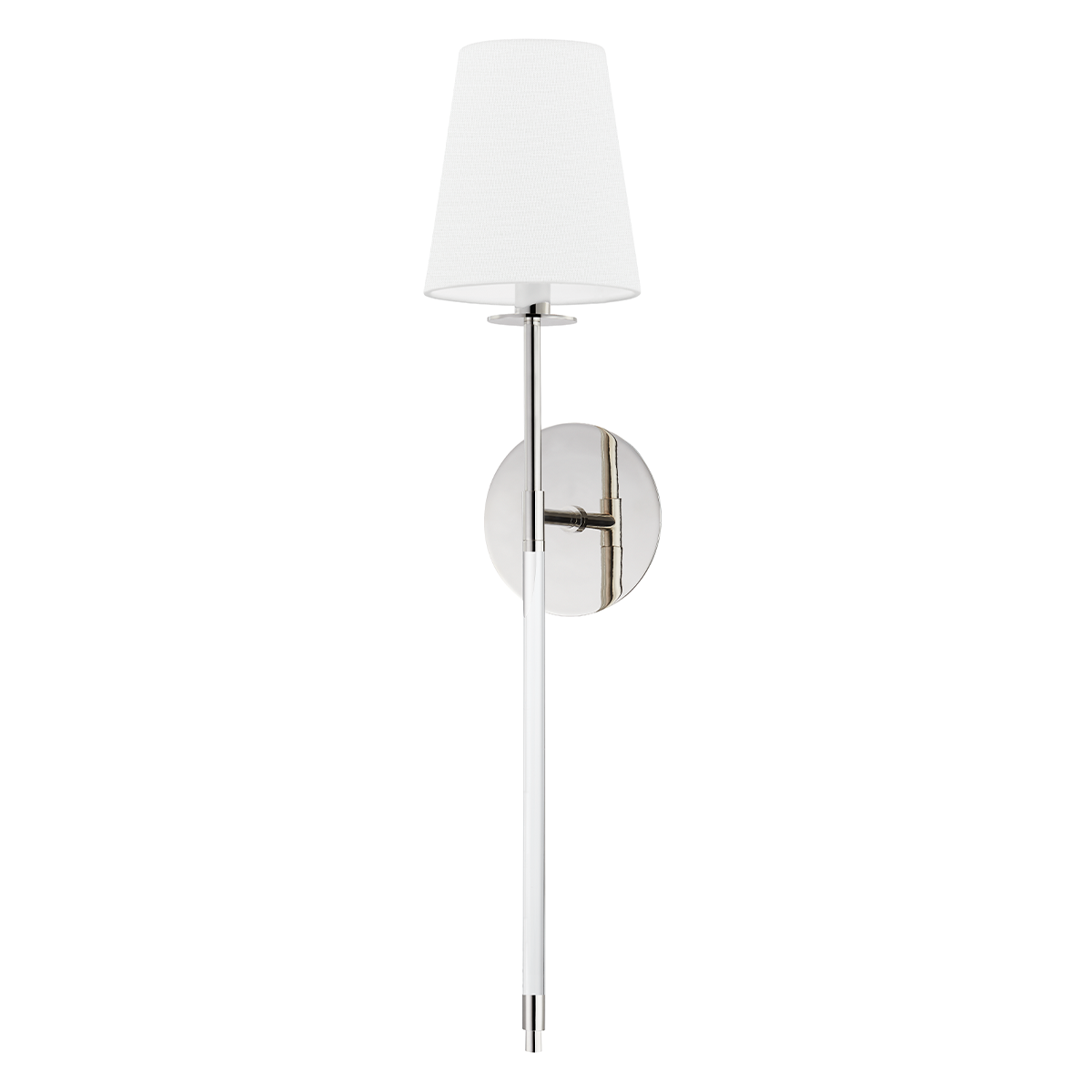 Niagara 1 Light Wall Scone-Hudson Valley-HVL-2041-PN-Wall LightingPolished Nickel-2-France and Son