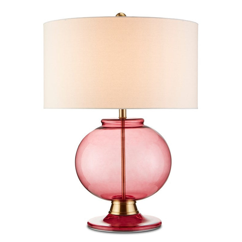 Jocasta Red Table Lamp-Currey-CURY-6000-0717-Table Lamps-1-France and Son