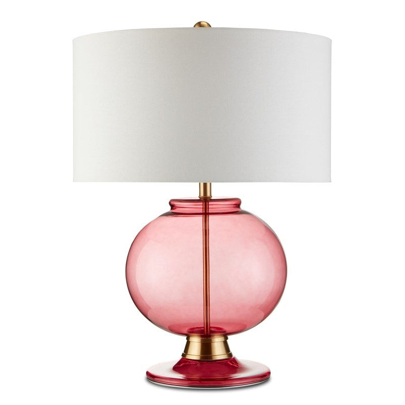 Jocasta Red Table Lamp-Currey-CURY-6000-0717-Table Lamps-2-France and Son