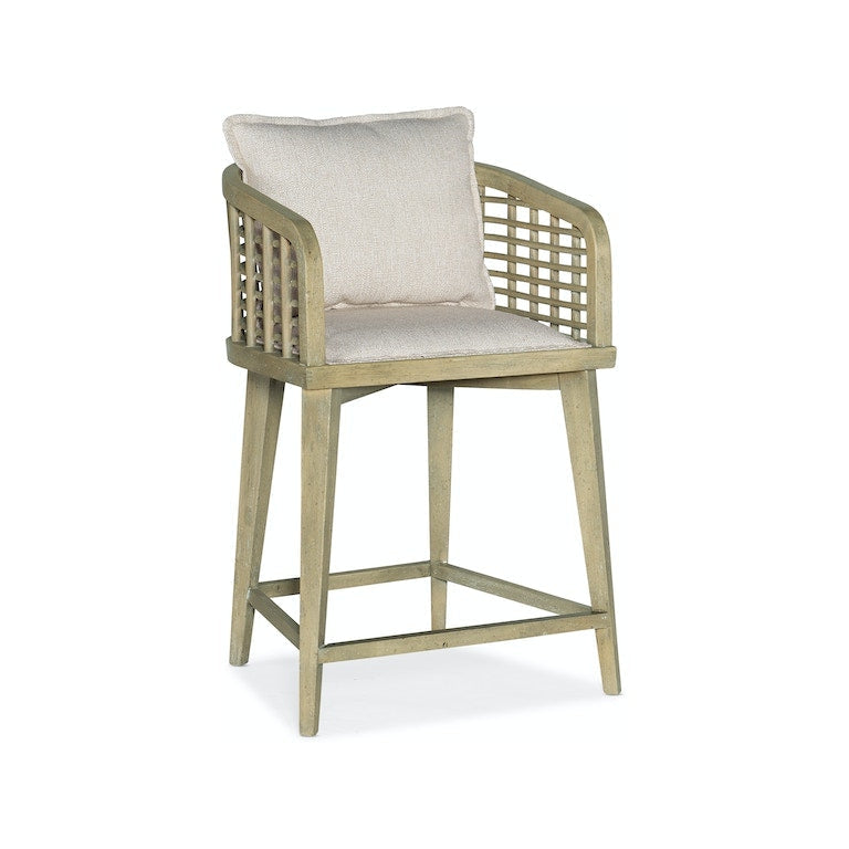 Barrel Back Counter Stool-Hooker-HOOKER-6015-75350-89-Bar StoolsLight Wood-2-France and Son