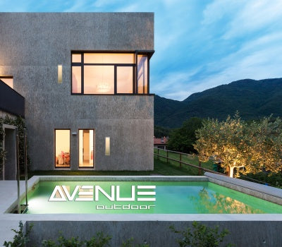 Avenue Outdoor Collection Silver LED