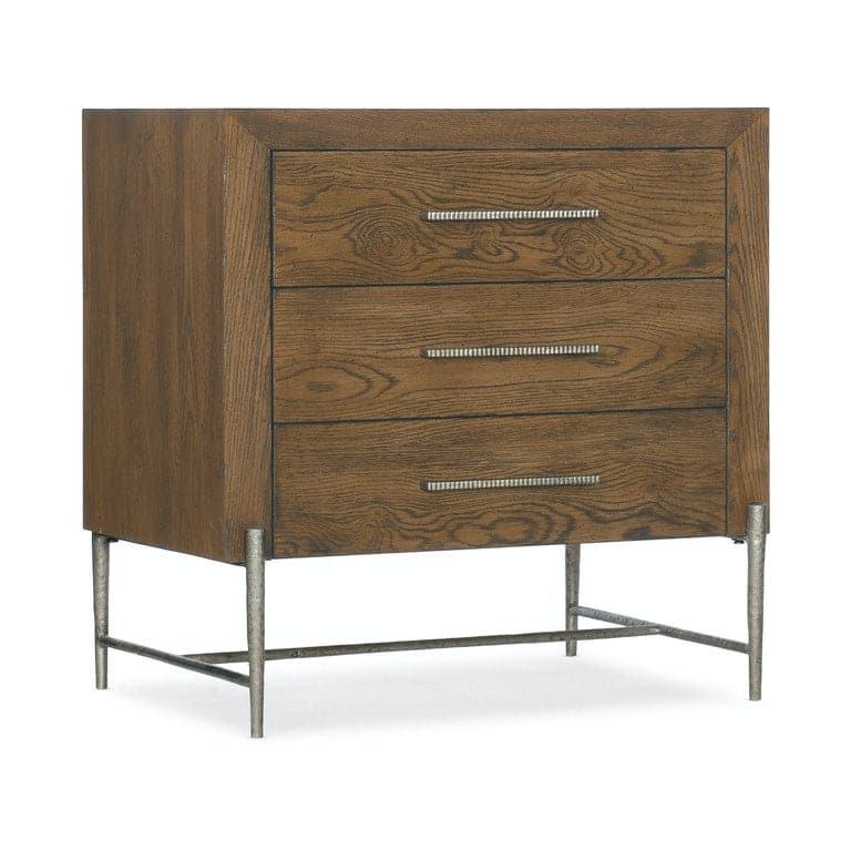 Chapman Three-Drawer Nightstand-Hooker-HOOKER-6033-90116-85-Nightstands-1-France and Son