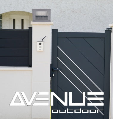 Avenue Outdoor Collection Silver LED