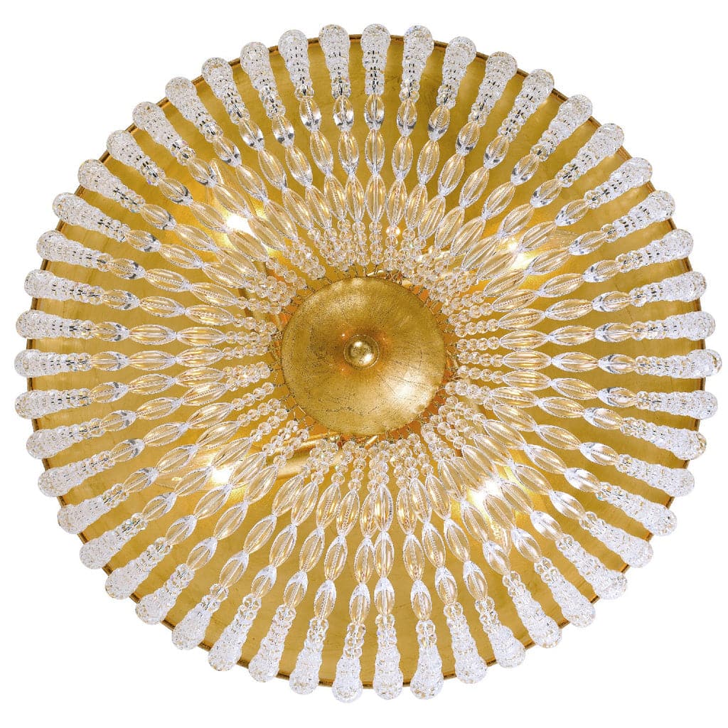 Rylee 4 Light Ceiling Lamp-Crystorama Lighting Company-CRYSTO-605-GA-Flush MountsAntique Gold-3-France and Son