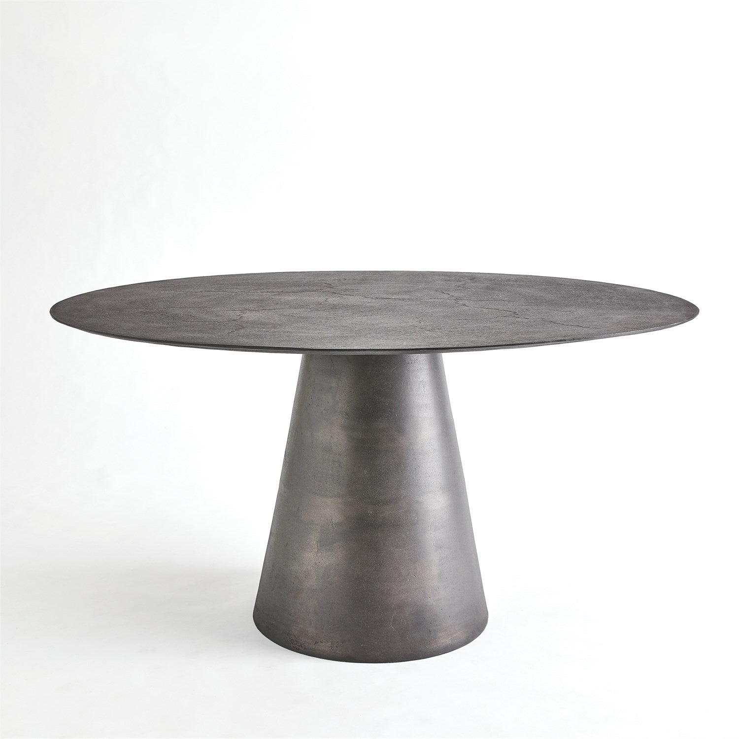 Apex Dining Table-Blackened Finish-Global Views-GVSA-7.91504-Dining Tables-1-France and Son