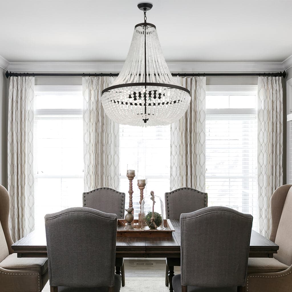 Rylee 8 Light Chandelier-Crystorama Lighting Company-CRYSTO-609-GA-ChandeliersMatte Black-2-France and Son