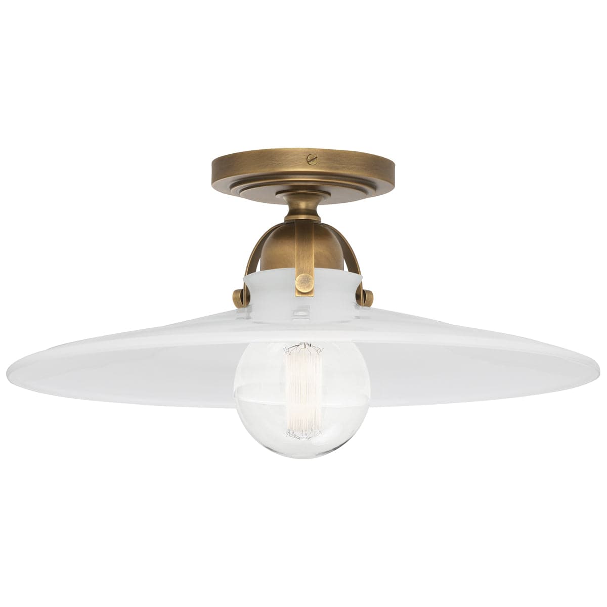 Rico Espinet Arial Flushmount-Robert Abbey Fine Lighting-ABBEY-614-Flush MountsWarm Brass-1-France and Son