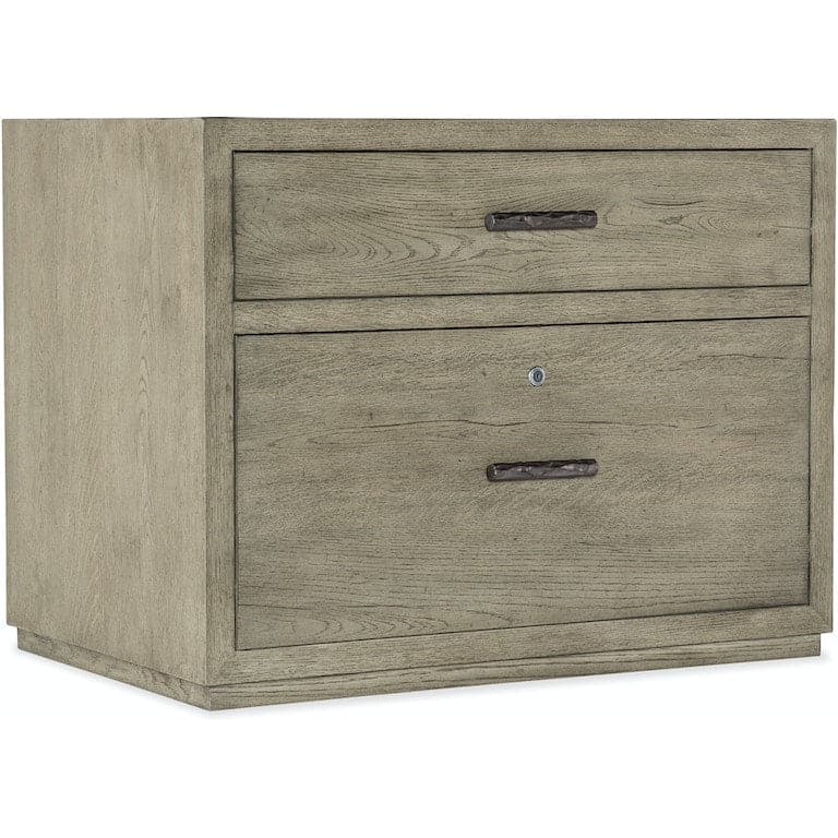 Linville Falls Credenza - 84in Top-2 Small Files and Lateral File-Hooker-HOOKER-6150-10919-85-Sideboards & CredenzasClosed-7-France and Son