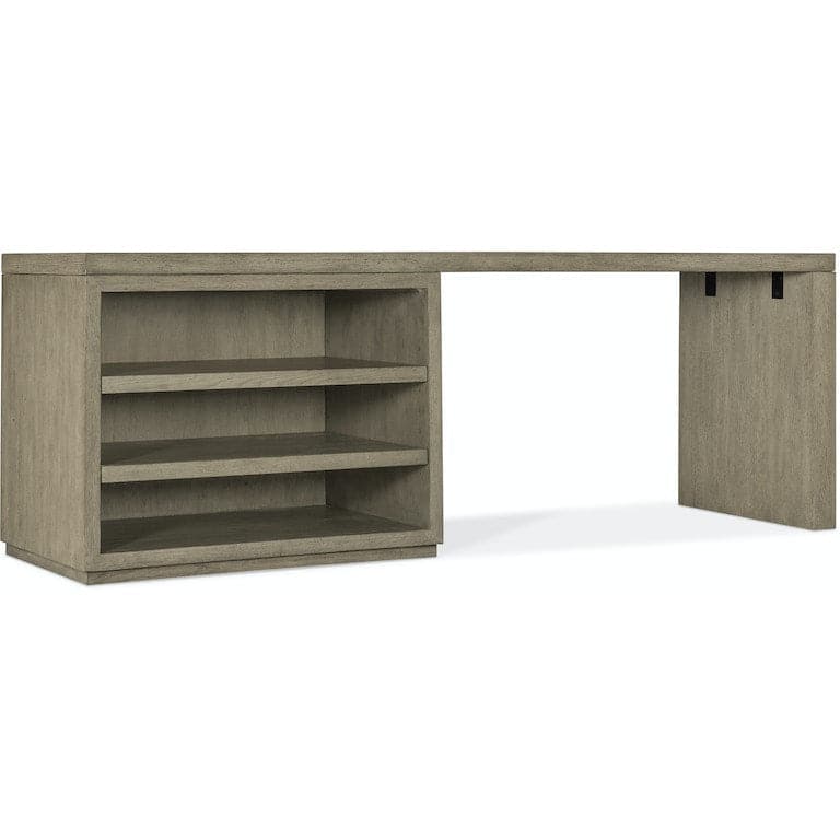 Linville Falls Desk - 84in Top-Open and Leg-Hooker-HOOKER-6150-10916-85-Bookcases & Cabinets-1-France and Son