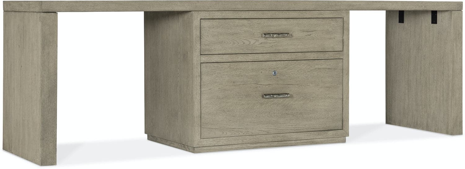 Linville Falls Desk 96"-Hooker-HOOKER-6150-10926-85-DesksDesk with Centered Lateral File-5-France and Son