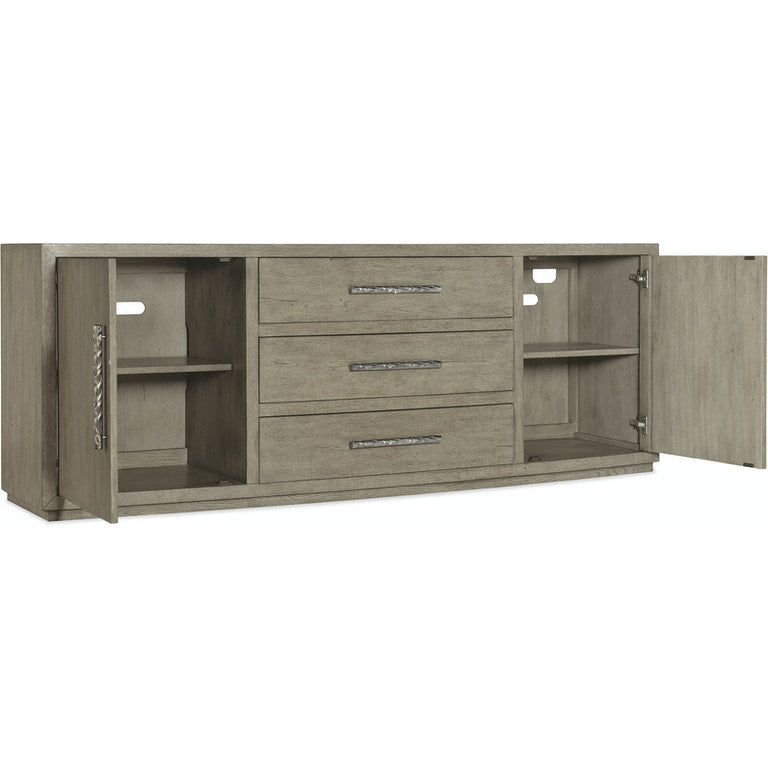 Plunge Basin Entertainment Console-Hooker-HOOKER-6150-55482-85-Media Storage / TV Stands-5-France and Son