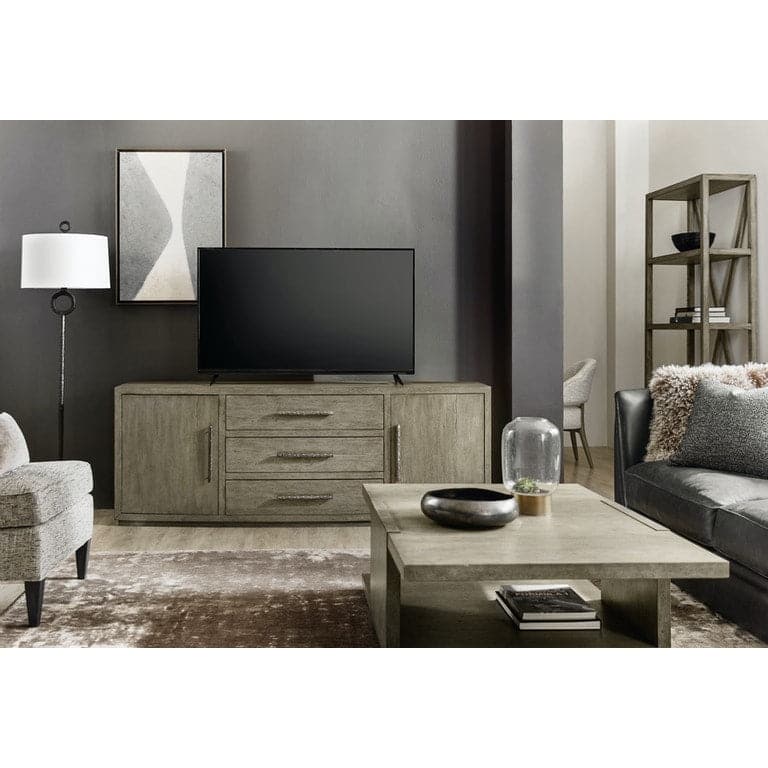 Plunge Basin Entertainment Console-Hooker-HOOKER-6150-55482-85-Media Storage / TV Stands-3-France and Son