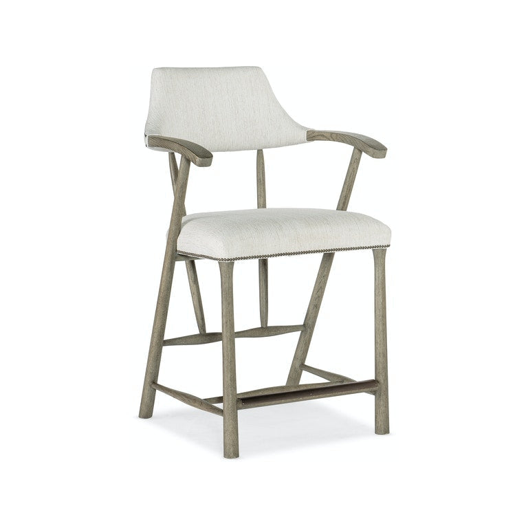 Stack Rock Counter Stool-Hooker-HOOKER-6150-75350-99-Bar StoolsBlack-1-France and Son