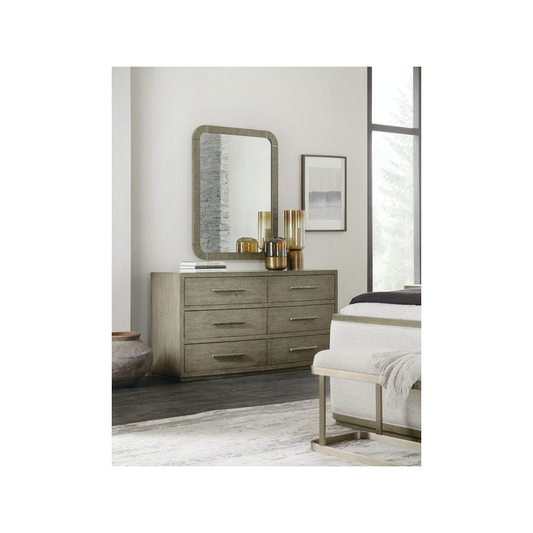 Chimney Gap Six Drawer Dresser-Hooker-HOOKER-6150-90002-85-Dressers-2-France and Son