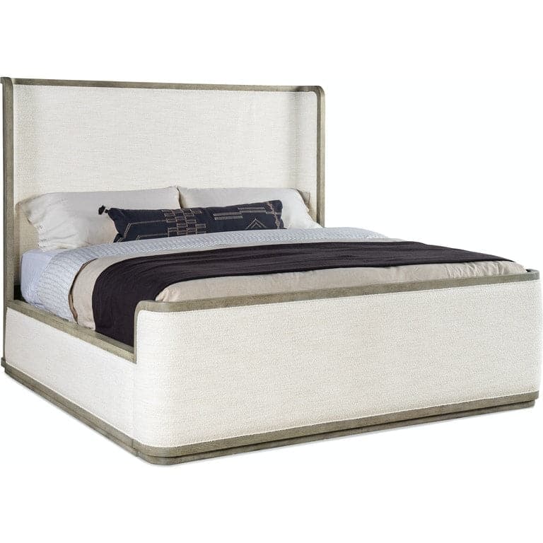 Boones King Upholstered Shelter Bed-Hooker-HOOKER-6150-90466-85-BedsBoones King Upholstered Shelter Bed-1-France and Son