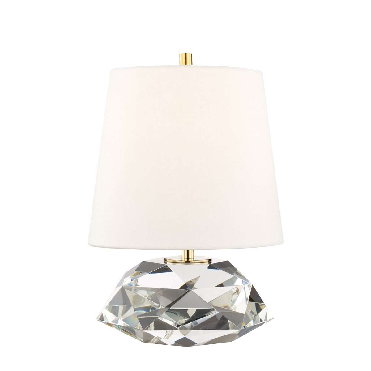 Henley 1 Light Small Table Lamp-Hudson Valley-HVL-L1035-AGB-Table Lamps-1-France and Son