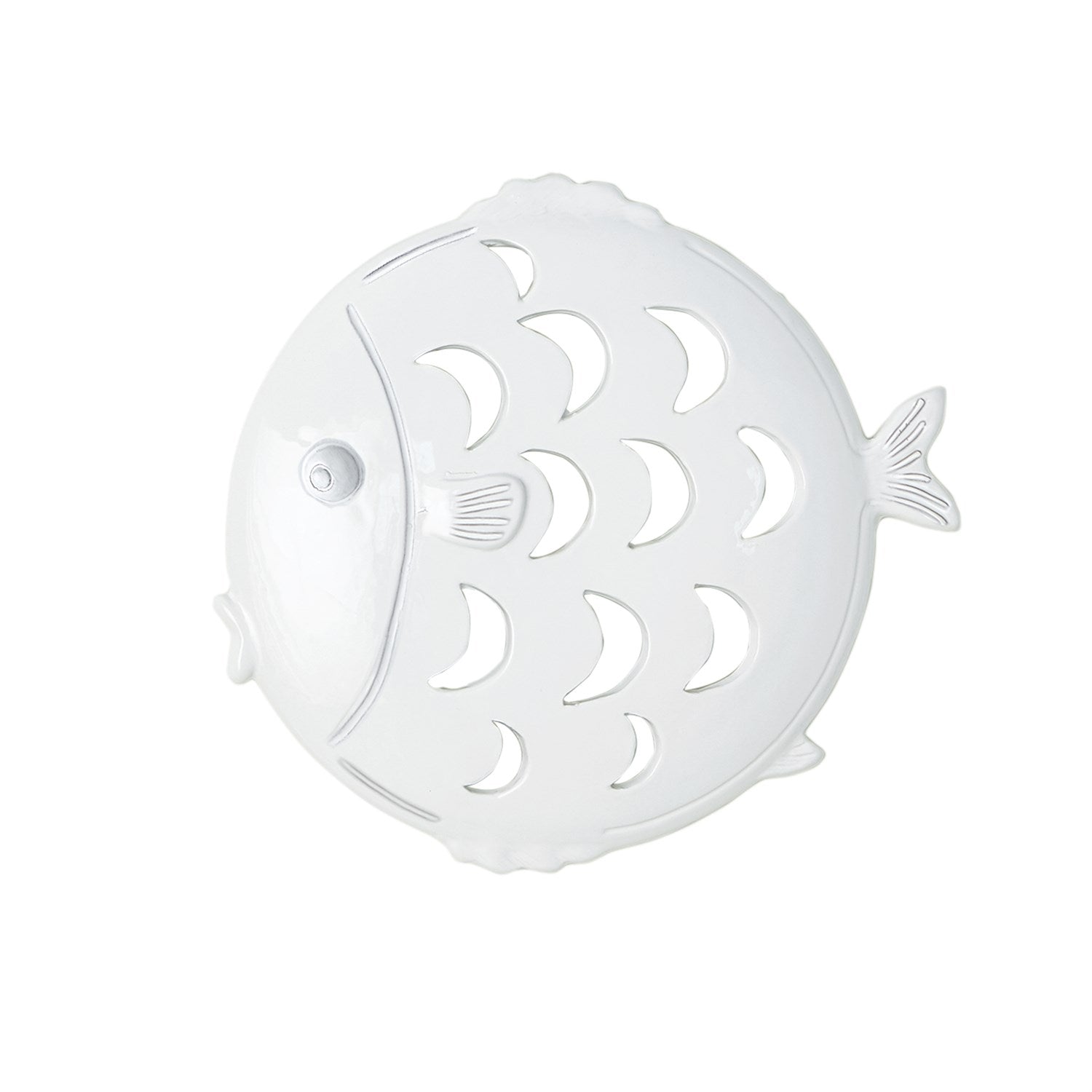 Wall Mount Fish-Global Views-GVSA-3.31729-Wall DecorWhite-Medium-6-France and Son