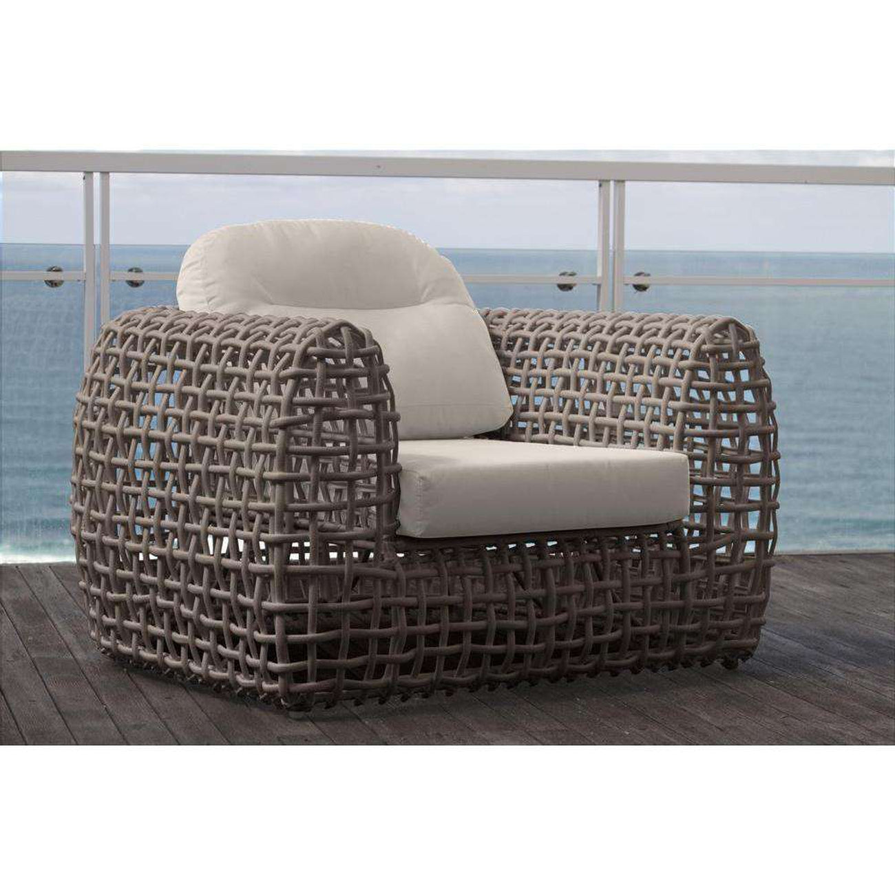 Dynasty Armchair by Skyline Design-Skyline Design-SKYLINE-22381-BM-Set-Outdoor Lounge ChairsBlack Mushroom-2-France and Son