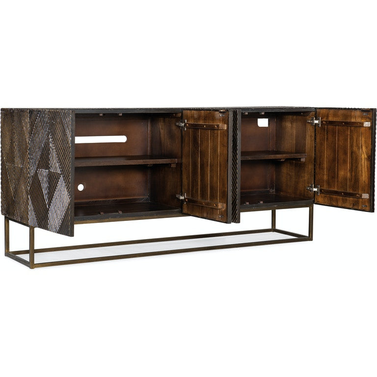 Marcellus Four Door Credenza-Hooker-HOOKER-628-85123-89-Sideboards & Credenzas-5-France and Son