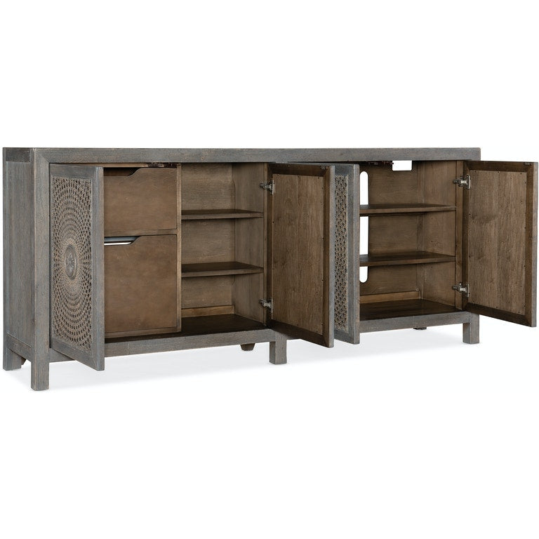 Emmett Entertainment Console-Hooker-HOOKER-628-85598-80-Media Storage / TV Stands-3-France and Son