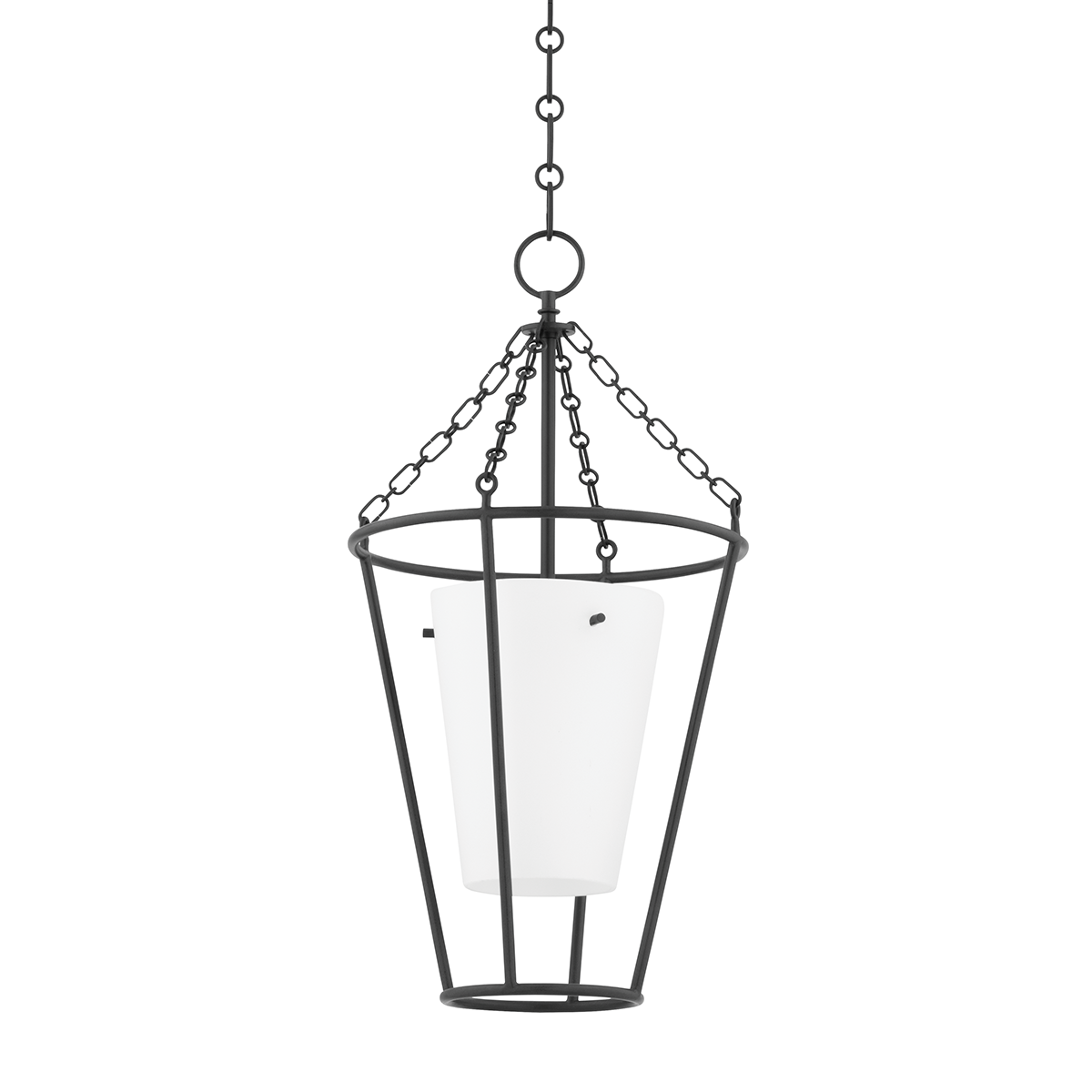 Worchester 1 Light Small Chandelier-Hudson Valley-HVL-MDS210-AI-ChandeliersBlack-1-France and Son