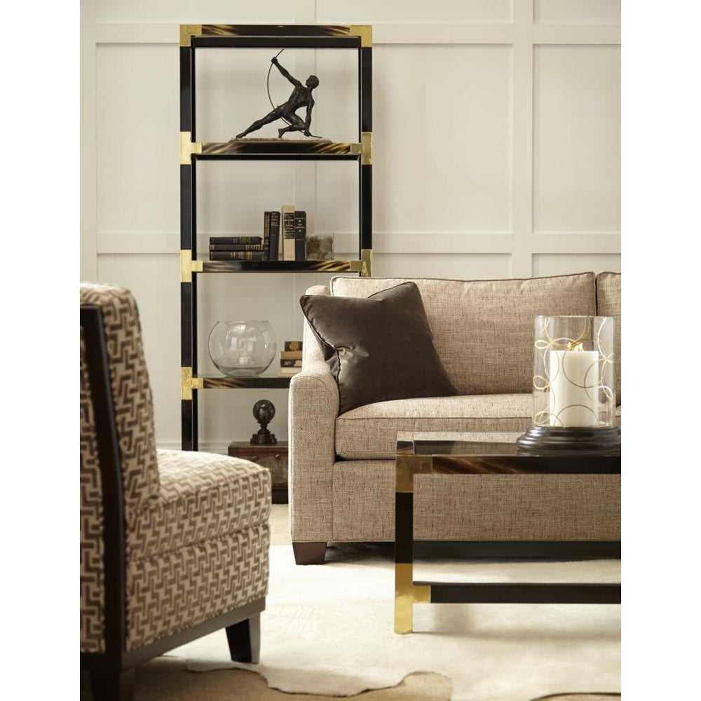 Cutting Edge Etagere-Theodore Alexander-THEO-6302-109-Bookcases & CabinetsBlack-2-France and Son