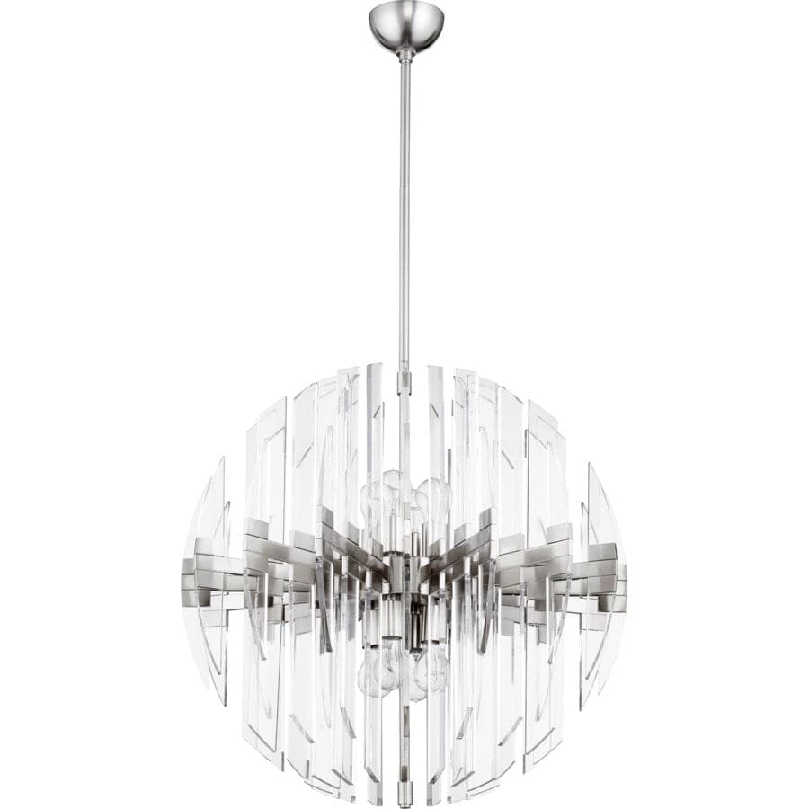 Zion Pendant-Cyan Design-CYAN-6310-27-65-Pendants27" Sphere-Satin Nickel-8-9-France and Son