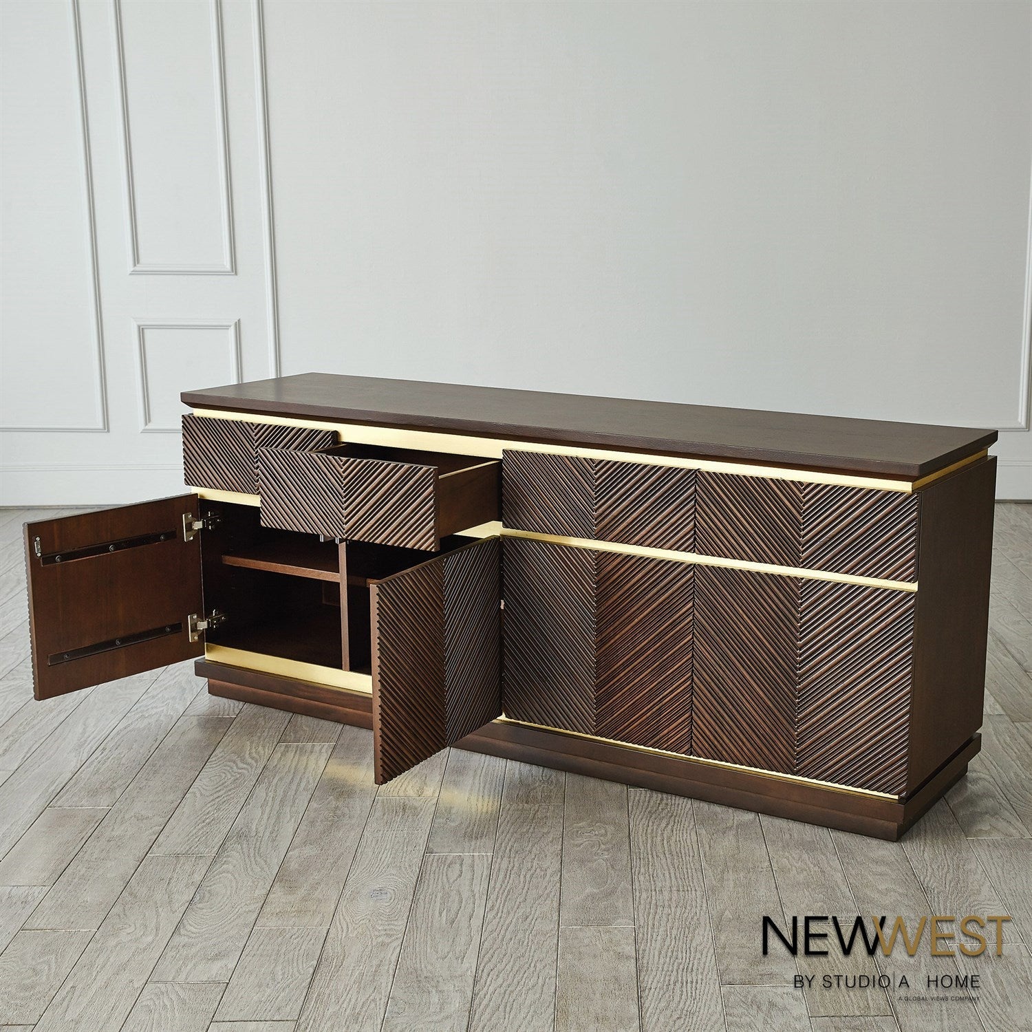 Latilla Credenza-Global Views-GVSA-NW7.90020-Sideboards & Credenzas-2-France and Son