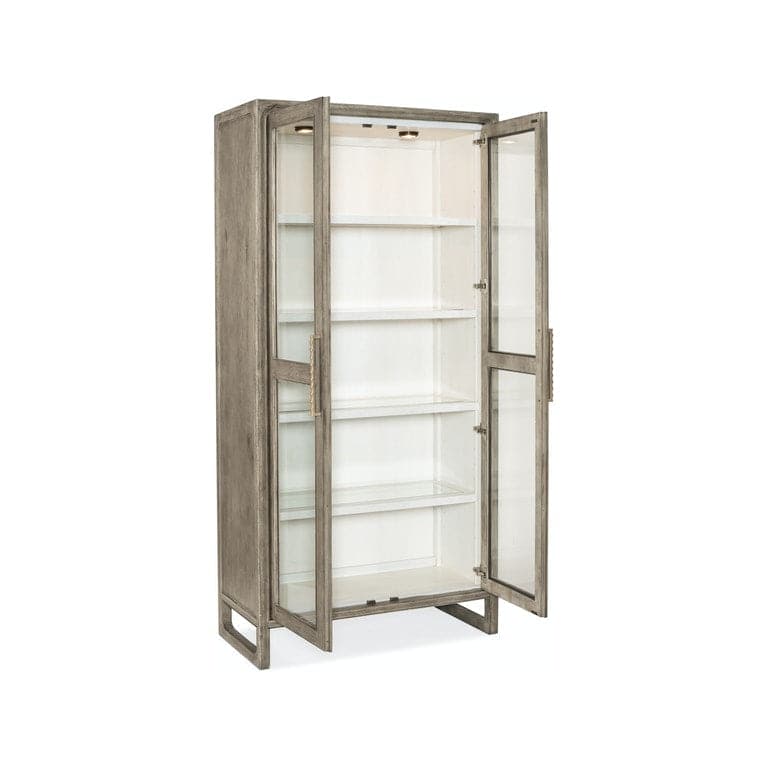 Sanderling Display Cabinet-Hooker-HOOKER-6350-75906-95-Bookcases & Cabinets-4-France and Son