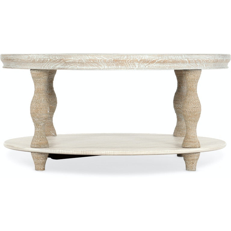 Bahari Round Cocktail Table-Hooker-HOOKER-6350-80111-80-Coffee Tables-3-France and Son