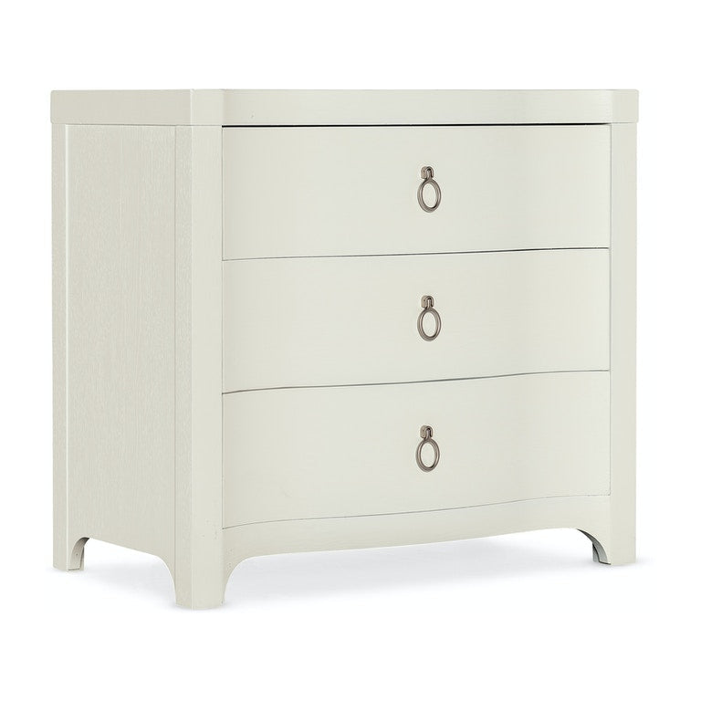 Antigua Three Drawer Nightstand-Hooker-HOOKER-6350-90116-02-Nightstandswhite-1-France and Son